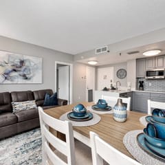 Apartment with Volcano Bay view
